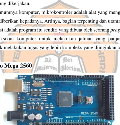 Gambar 2. 1. Arduino Mega 2560 [3] 