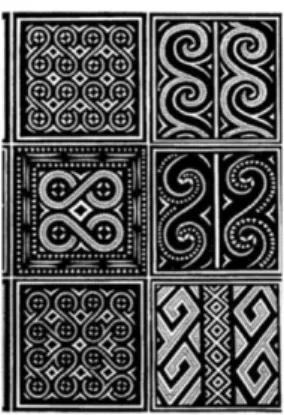 Gambar II. 16 Bentuk Pilin dalam Motif Geometris  Sumber: Buku Ornamen Nusantara 