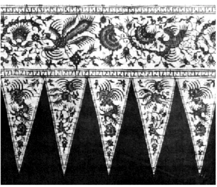 Gambar II. 22 Bentuk Tumpal pada Batik Pekalongan   Sumber: Buku Ornamen Nusantara  