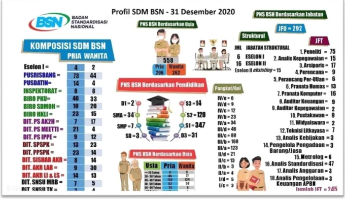 Gambar I.2 Profil SDM BSN Tahun 2020 