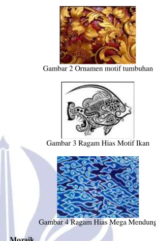 Gambar 1 Ragam Hias Geometris 
