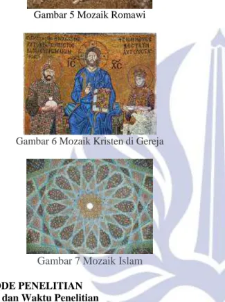 Gambar 5 Mozaik Romawi 