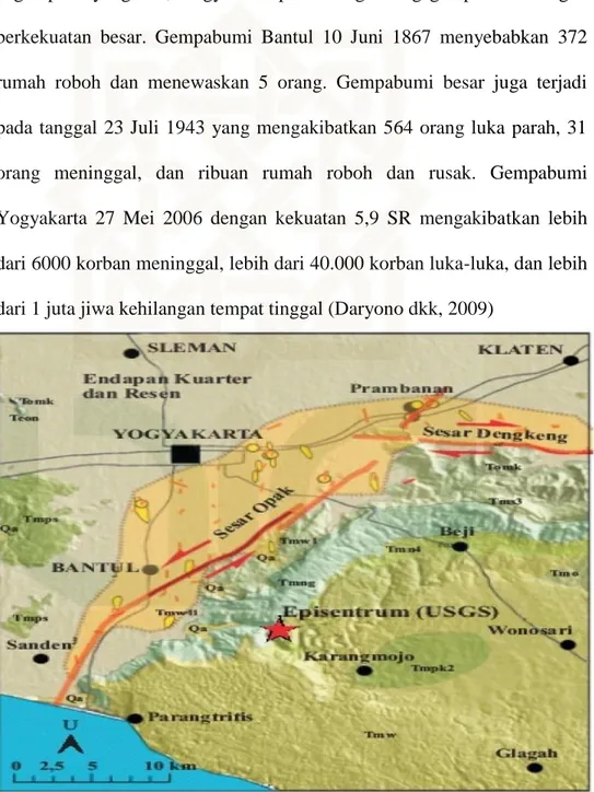Gambar 1.2 Peta Geologi Lembar Yogyakarta (Dani Hilman 2010) 