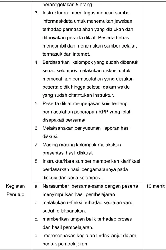 Tabel 32  E.  Latihan/Kasus/Tugas  
