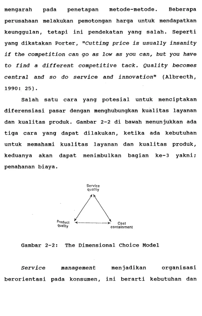 Gambar  2-2:  The  Dimensional  Choice Model