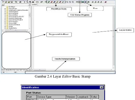 Gambar 2.4 Layar Editor Basic Stamp 