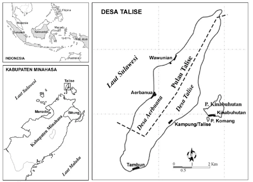 Gambar 1. Peta Lokasi Desa Talise