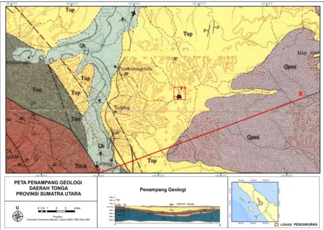 Gambar 1  Peta Geologi Daerah Penelitian  