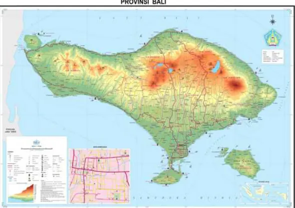 Gambar 5. Peta Propinsi Bali   