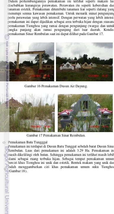 Gambar 16 Pemakaman Dusun Air Dayung. 