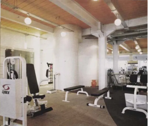 Gambar 3.10 Area ruang fitness 