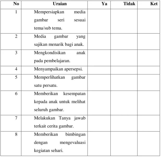 gambar  seri  sesuai  tema/sub tema. 