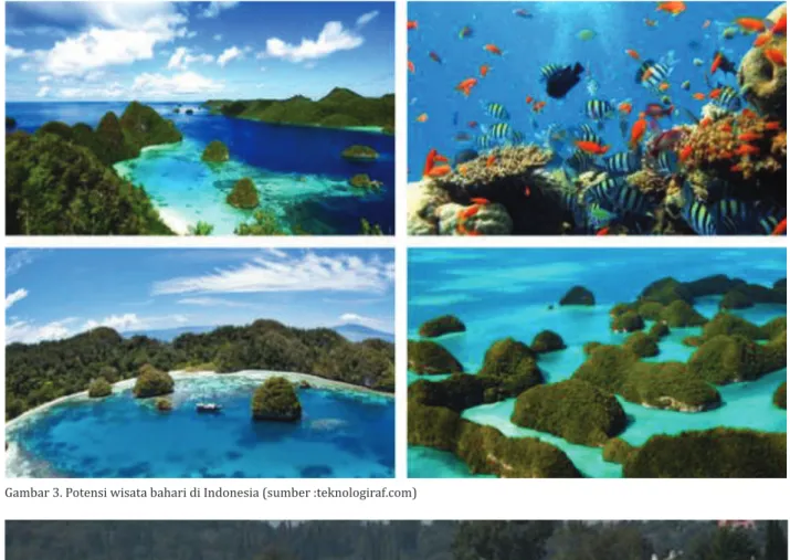 Gambar 3. Potensi wisata bahari di Indonesia (sumber :teknologiraf.com) 