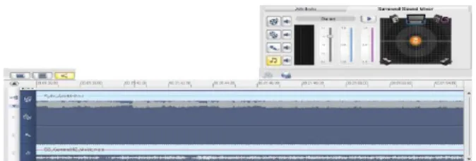 Gambar 2.5 Audio View  2.  Audio View  
