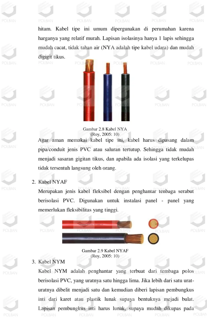Gambar 2.9 Kabel NYAF  (Roy, 2005: 10) 