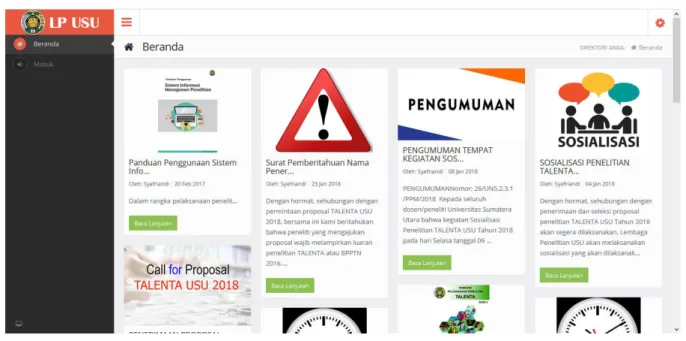 Gambar 2.5. Tampilan laman https://simpel.usu.ac.id/ 