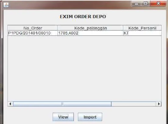Gambar 5.8 Tampilan import sales order 