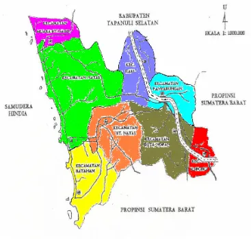 Gambar1. Peta Kabupaten Mandailing Natal.4 