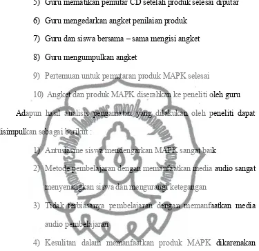 Tabel 15 : Pencapaian Skor Kemenarikan Produk MAPK Uji Pada Coba Terbatas Di SDN Bunder I