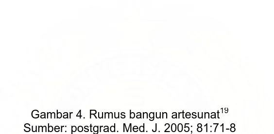 Gambar 4. Rumus bangun artesunat19Sumber: postgrad. Med. J. 2005; 81:71-8 