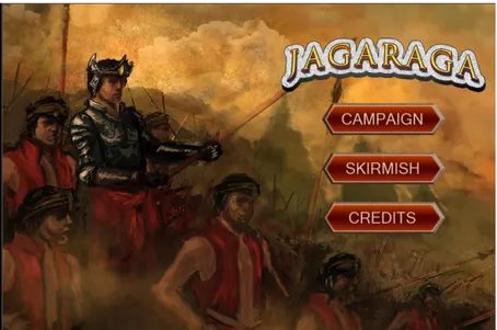 Gambar 4. Antar Muka main menu Jagarga 