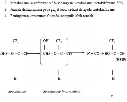 Gambar 2.4. Sevoflurane Metabolic Pathway 6 