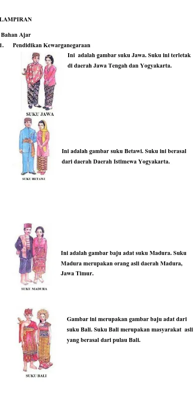 Gambar ini merupakan gambar baju adat dari 