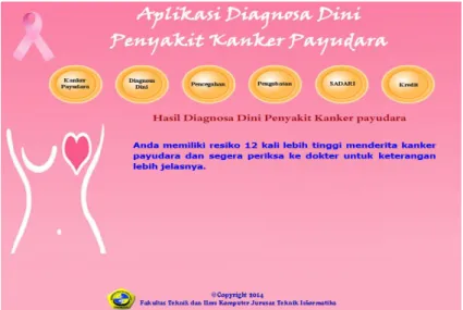 Gambar 6. Halaman hasil 