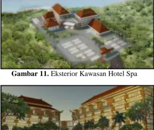 Gambar 11. Eksterior Kawasan Hotel Spa 