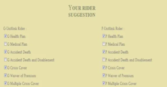 Gambar 9. Form Rider Suggestion 