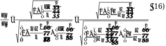 Gambar 6. Sistem getaran dua derajat kebebasan Dengan memakai koordinat x 1  dan x 2  maka persamaan gerak untuk masing-masing massa dapat ditulis sbb : 22121211)(2)(kxxxkxmkxxxkxm−−=−−−=&amp;&amp;&amp;&amp;     (18)