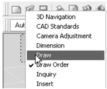 Gambar 2.25 Toolbar Draw tidak tampak lagi  