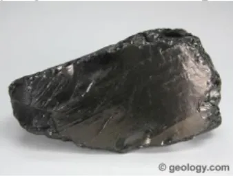 Gambar 2.4. Batubara Antrasit  Sumber : geology.com 