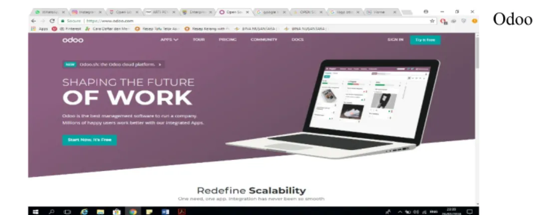 Gambar 1.3 Logo Odoo Sumber: https://www.odoo.com/