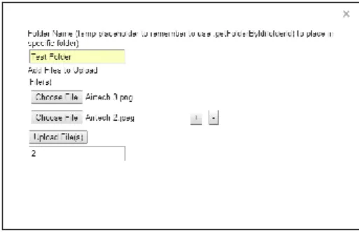 Gambar 16. Rencana tampilan upload materi bagi  contributor (sumber asli: stackoverflow)  2.2.4 Algoritma atau Prosedur 