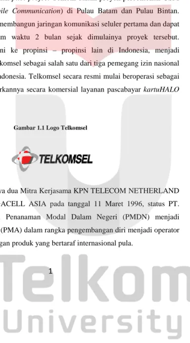 Gambar 1.1 Logo Telkomsel 
