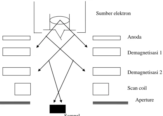 Gambar 10.  Diagram skematik SEM 