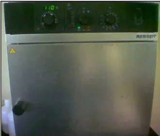 Gambar 3.5. Pemurnian Biodisel pada Temperatur 1100C dalam Oven   