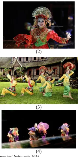 Gambar 1-4. Tari Minangkabau yang Telah  Dikreasikan dengan Intervensi  Koreografi  