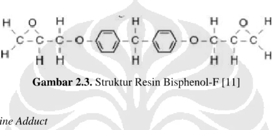 Gambar 2.3. Struktur Resin Bisphenol-F [11] 