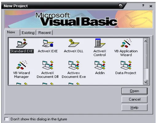 Gambar 2.6. IDE Visual Basic