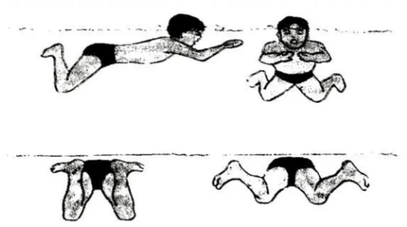 Gambar . Gerakan kaki gaya dada 