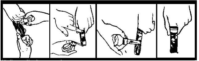 Gambar 1. Teknik pembalutan pada jari