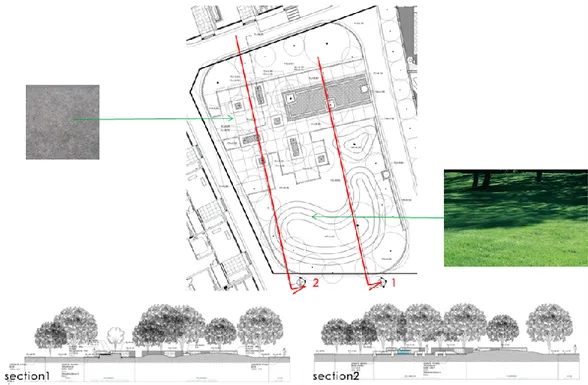 Gambar 52. Children Play Area and Sitting Area Final Design Development 