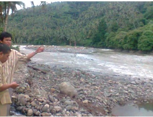 Gambar 6. Obyek Analisis PLTMH di Sungai Ongkak Mongondow  