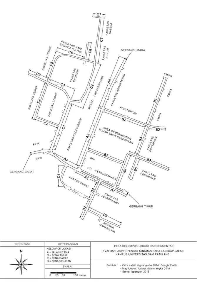 Gambar 1. Peta Kelompok Lokasi dan Segmentasi 