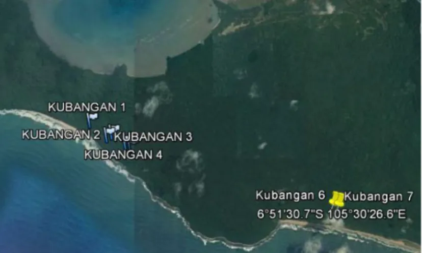 Gambar 2. Lokasi Penelitian (Blok Karang Ranjang dan Kalejetan) (Google Earth, 2017) 