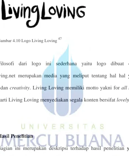 Gambar 4.10 Logo Living Loving  47