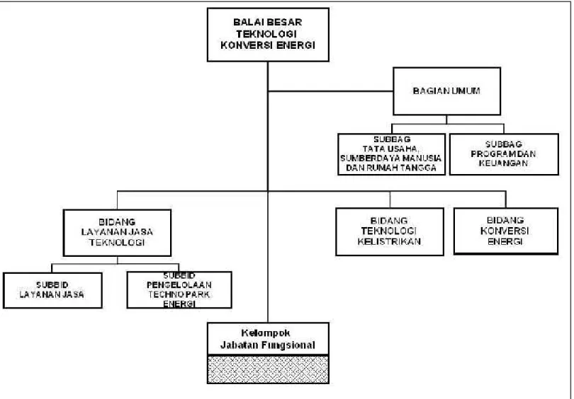 Gambar 1. Struktur Organisasi B2TKE