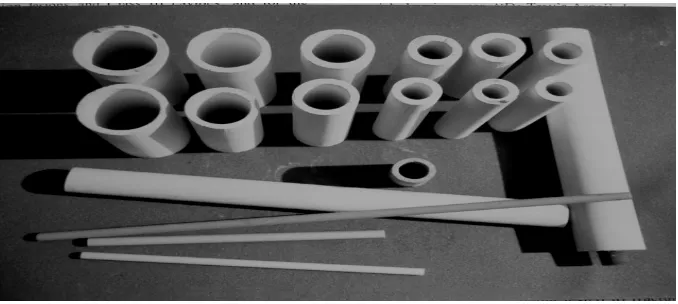 Gambar 2.5 Filter keramik Poros bentuk pipa, produk Zibo Development Zone                  